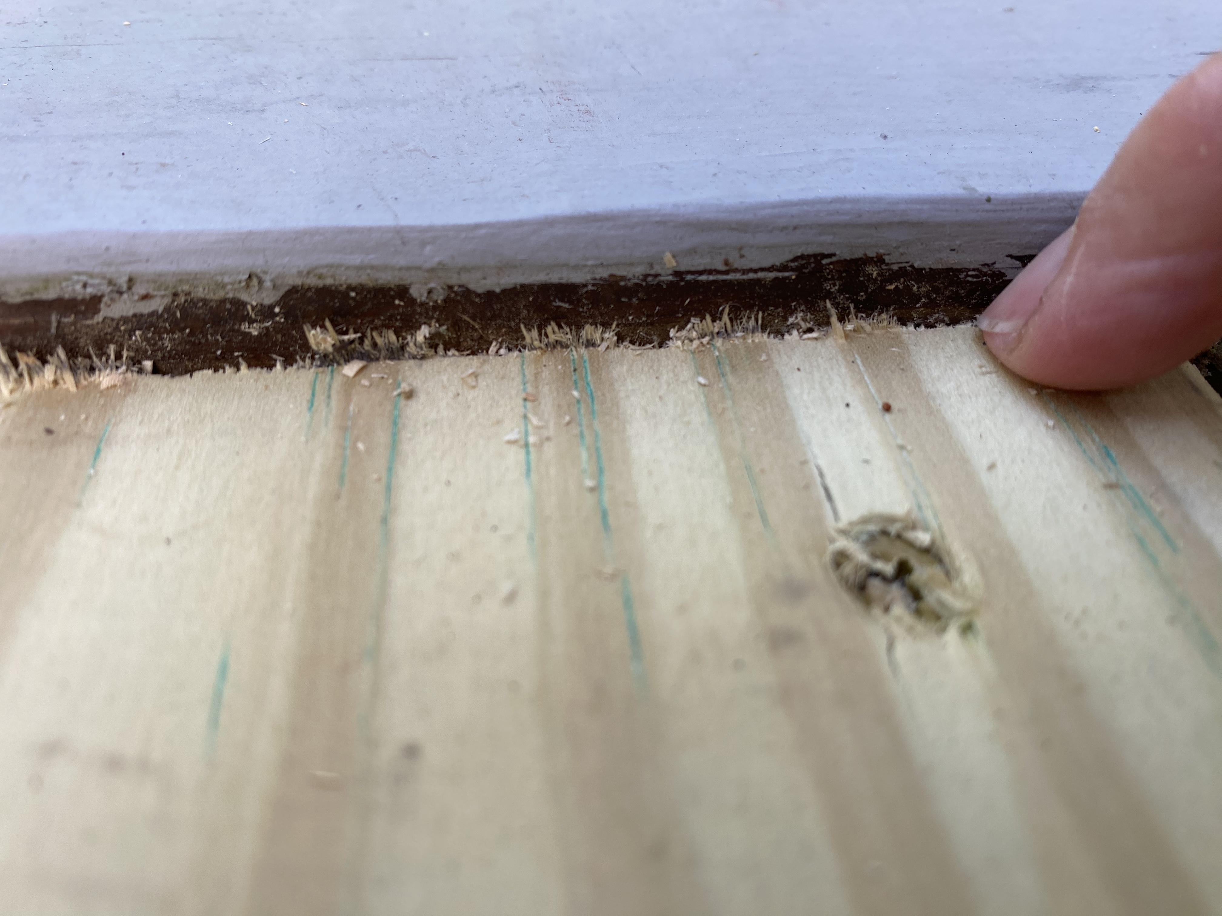 Image for New deck is lower than old stairs