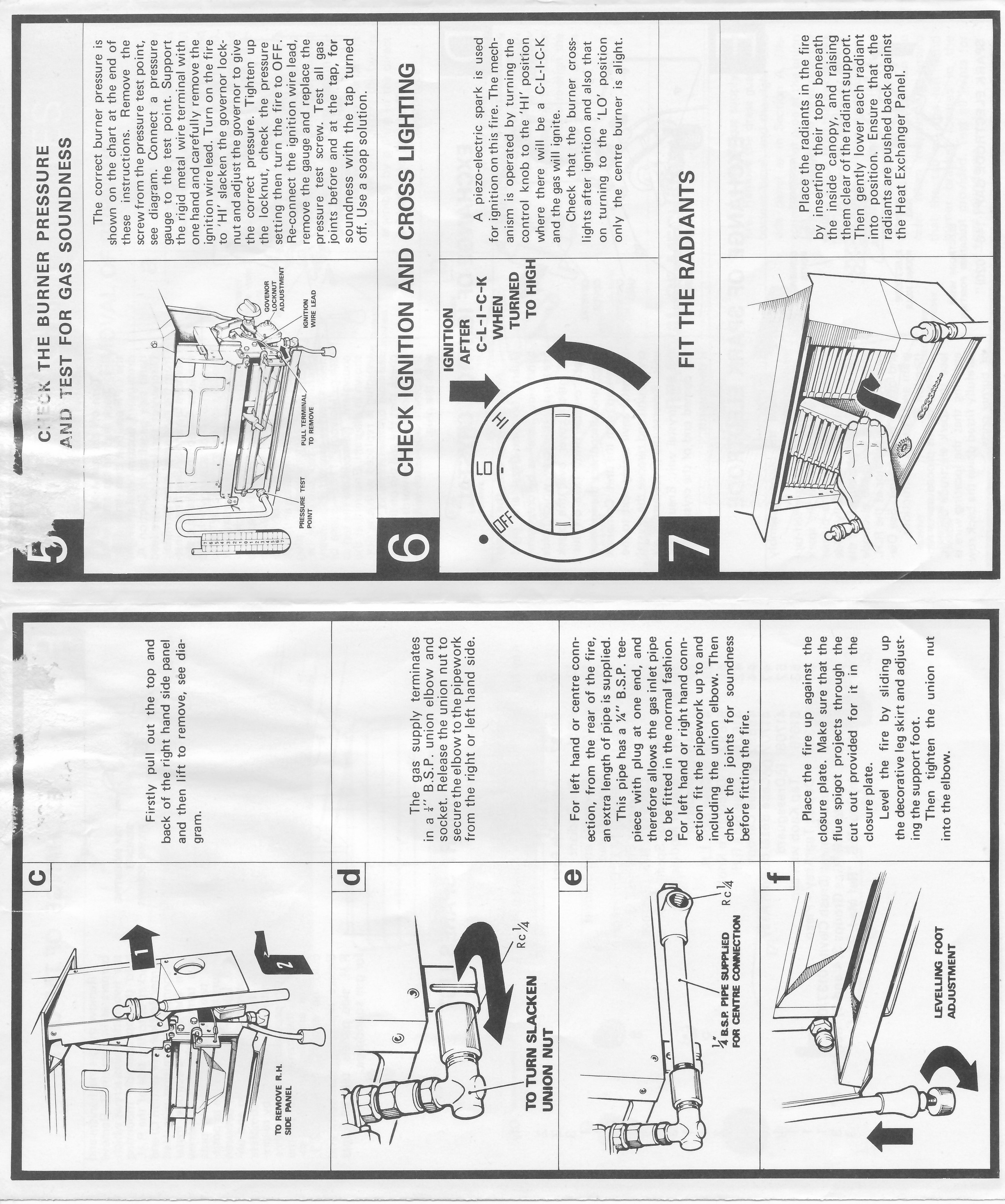 Image for Parkinson Cowan Windsor Radiant Instructions and Maintenance