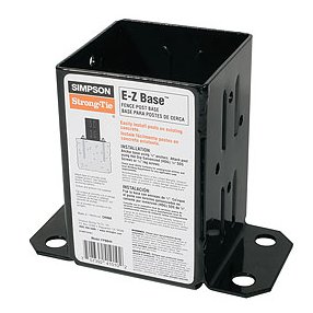 Image for I want to plant a 4 x 4 post, but want to remove it off season, is there a frame I can planat and slide 4 x 4 into?