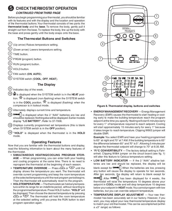 Image for  2004 white-rodgers thermostat