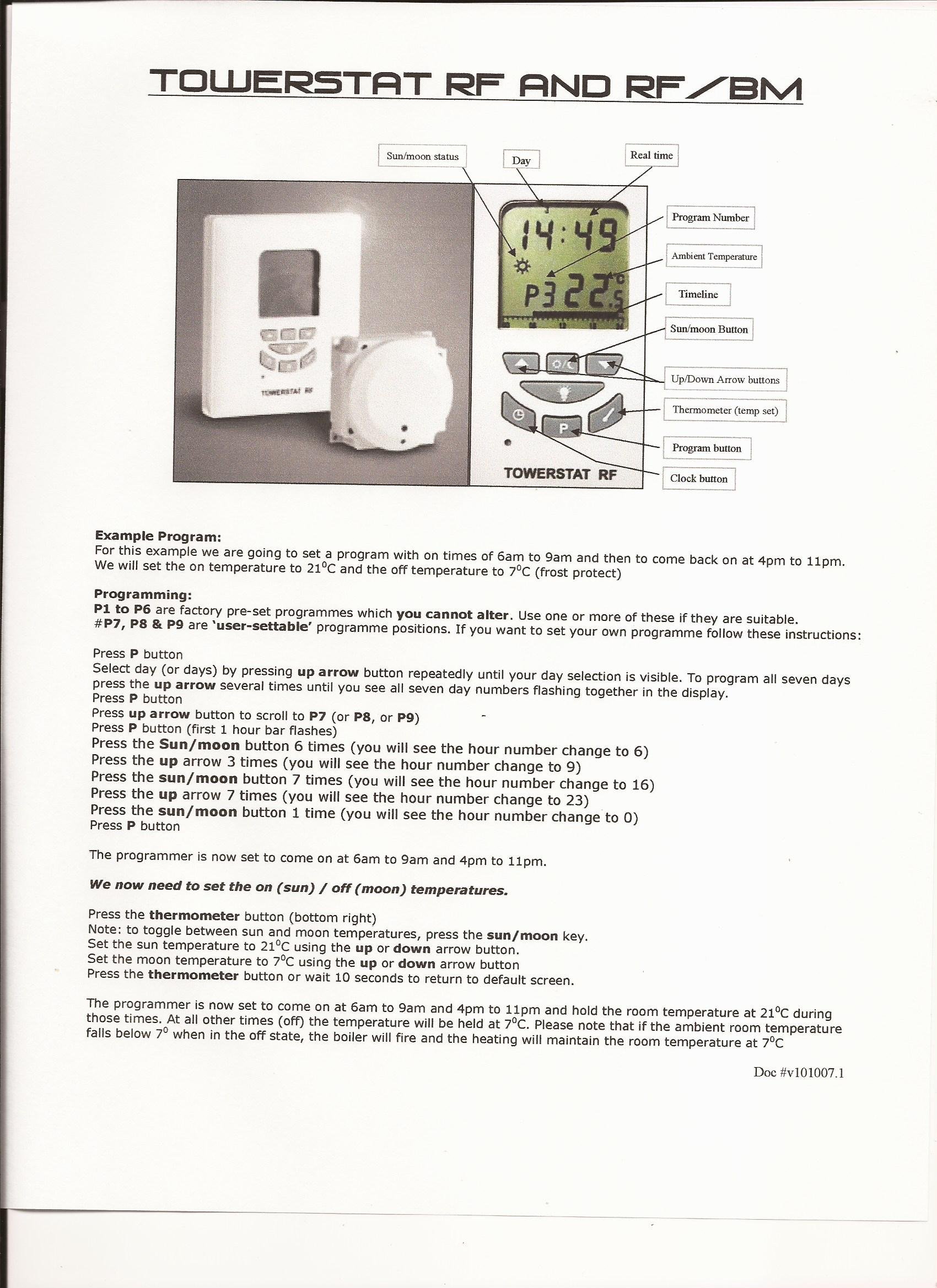Image for RF Towerstat battery