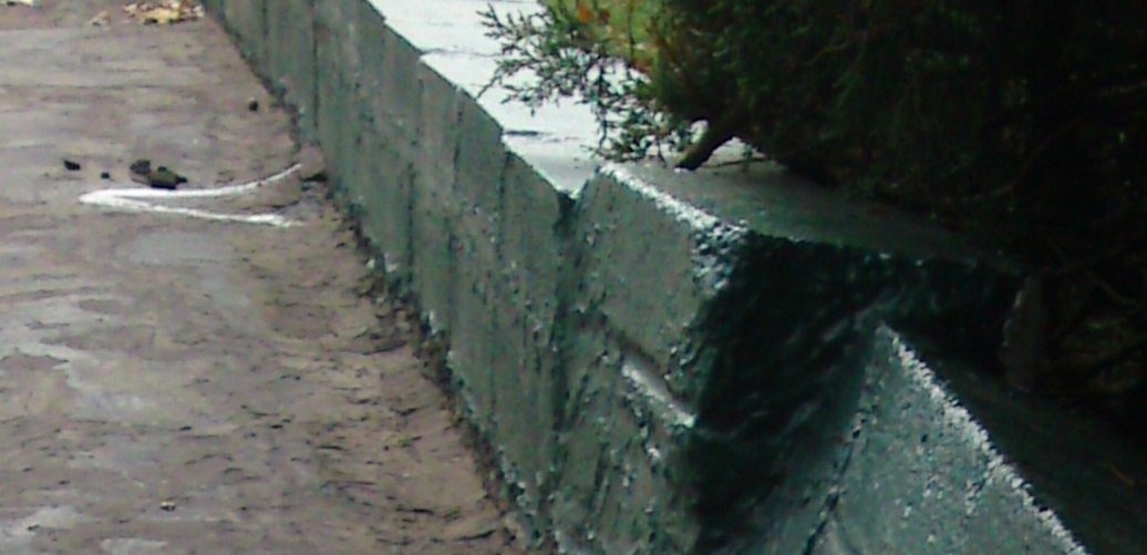 Image for How to repair Cinder Block Long driveway wall that has a break in it