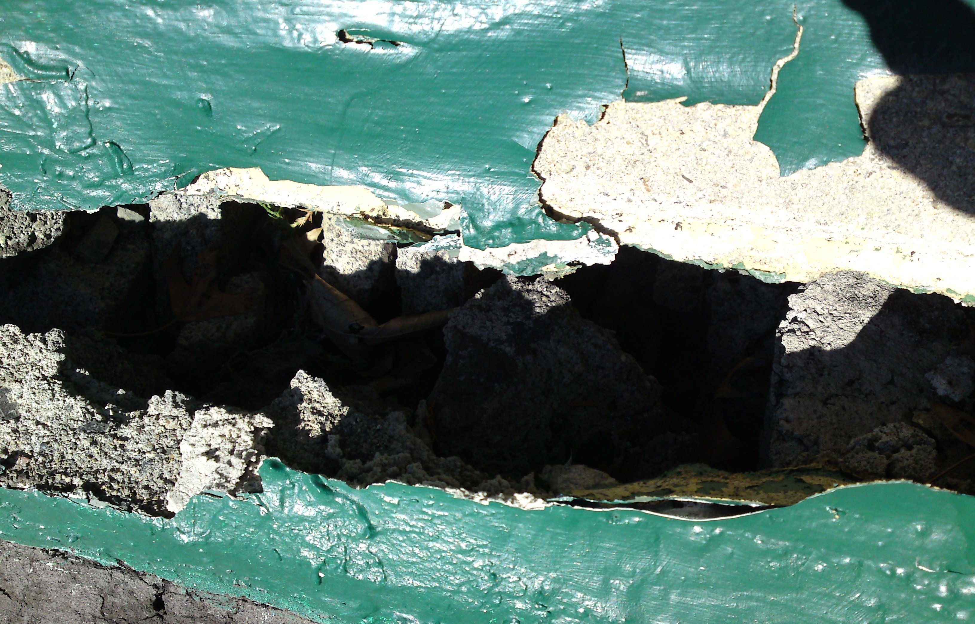 Image for How to repair Cinder Block Long driveway wall that has a break in it