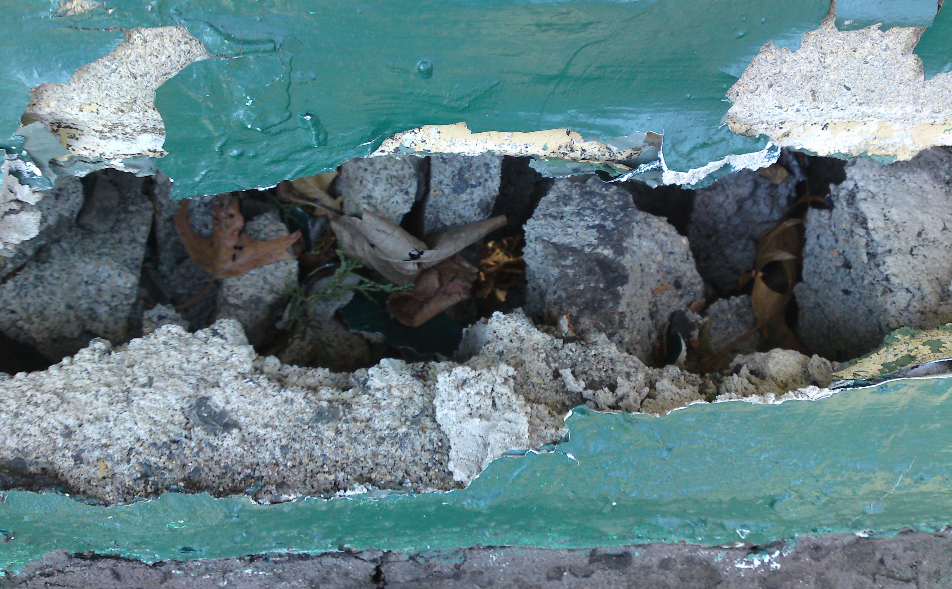 Image for How to repair Cinder Block Long driveway wall that has a break in it