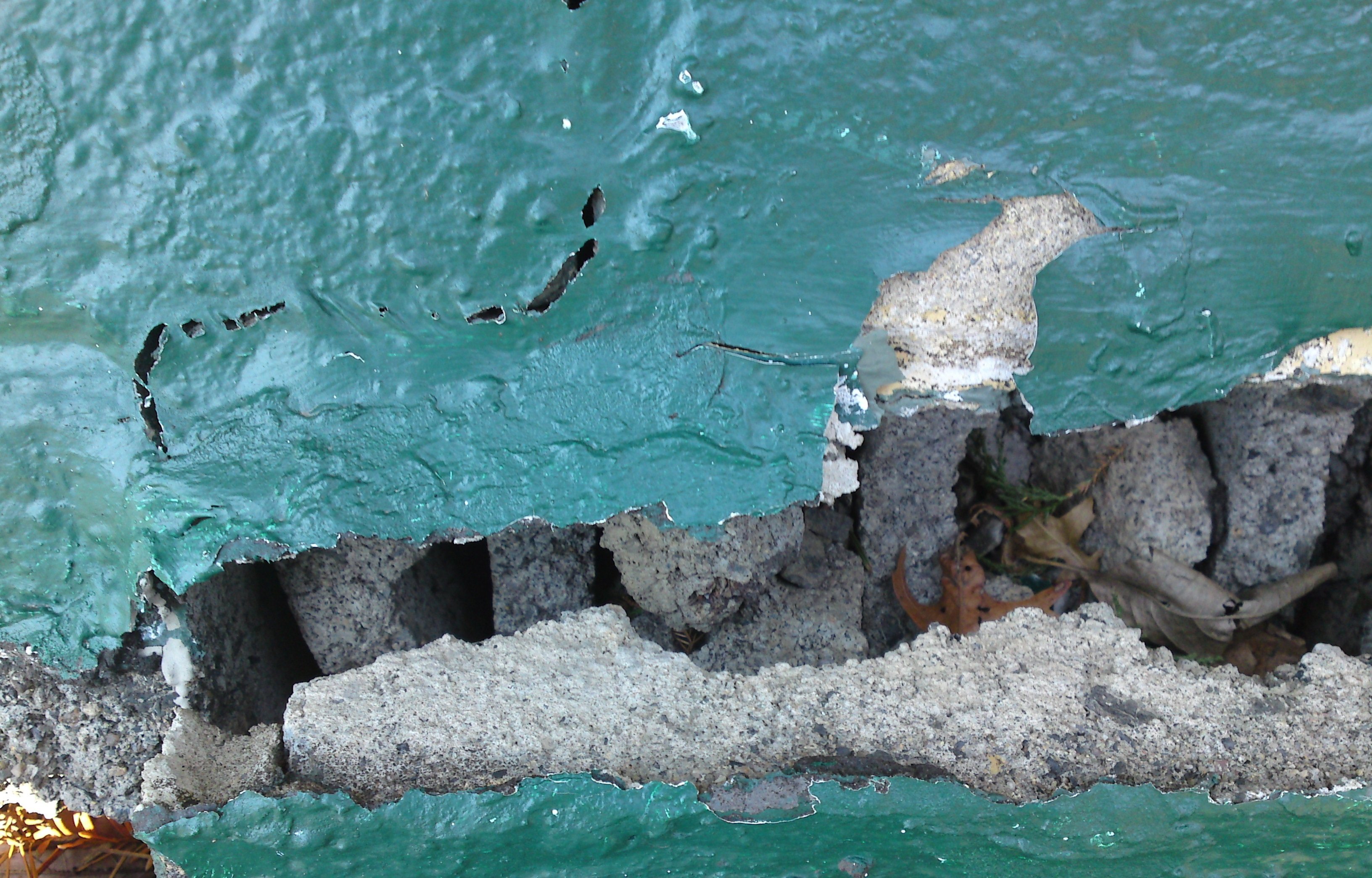 Image for How to repair Cinder Block Long driveway wall that has a break in it