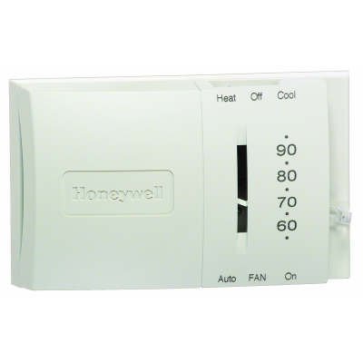 Image for how do you know on a t8034c1085 honeywell thermostat the setting for the longer dial ?