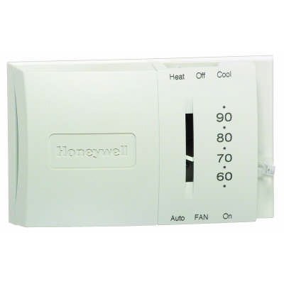 Image for how do you know on a t8034c1085 honeywell thermostat the setting for the longer dial ?