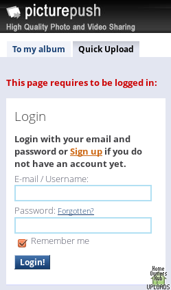 Image for Did the free photo uploading site (picturepush.com) suddenly enforce registration? 