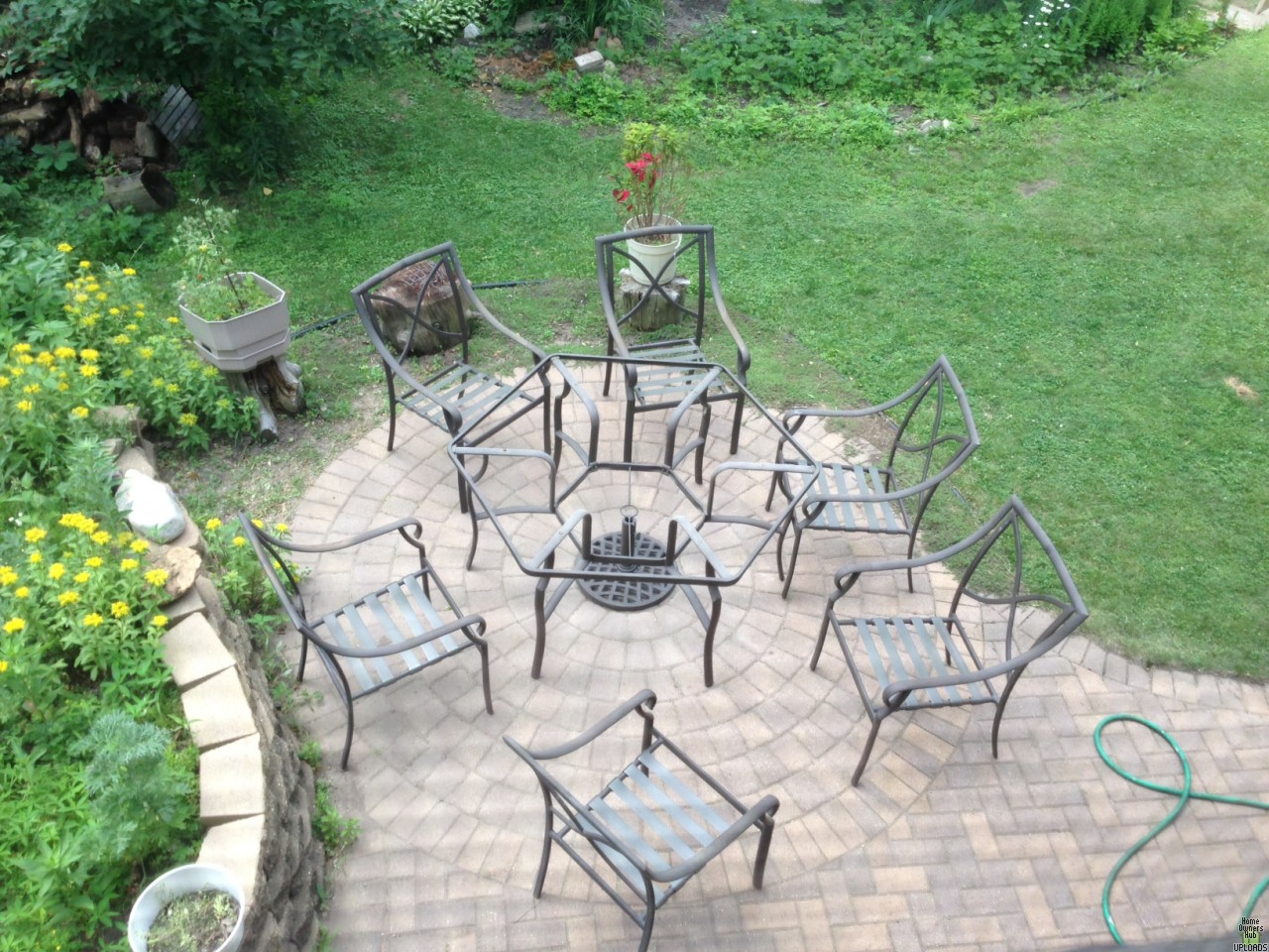 Image for replacement glass for sienna 52" Hexaganal patio table