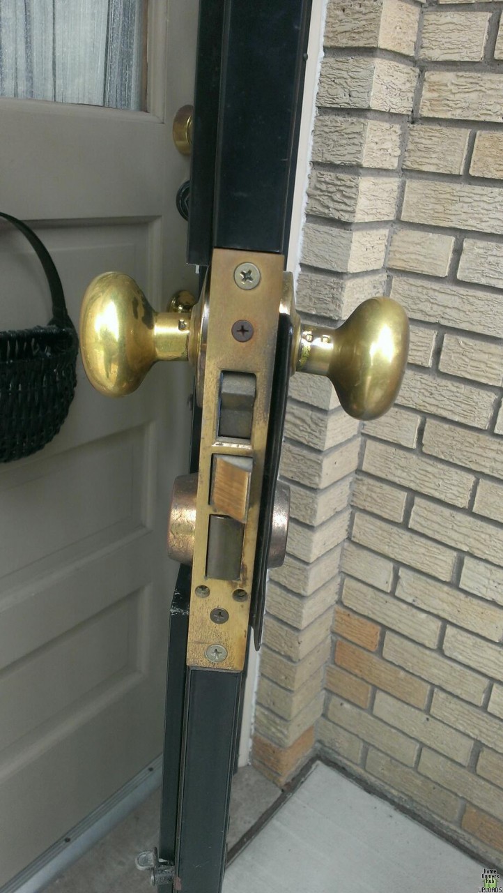Image for older deadbolt