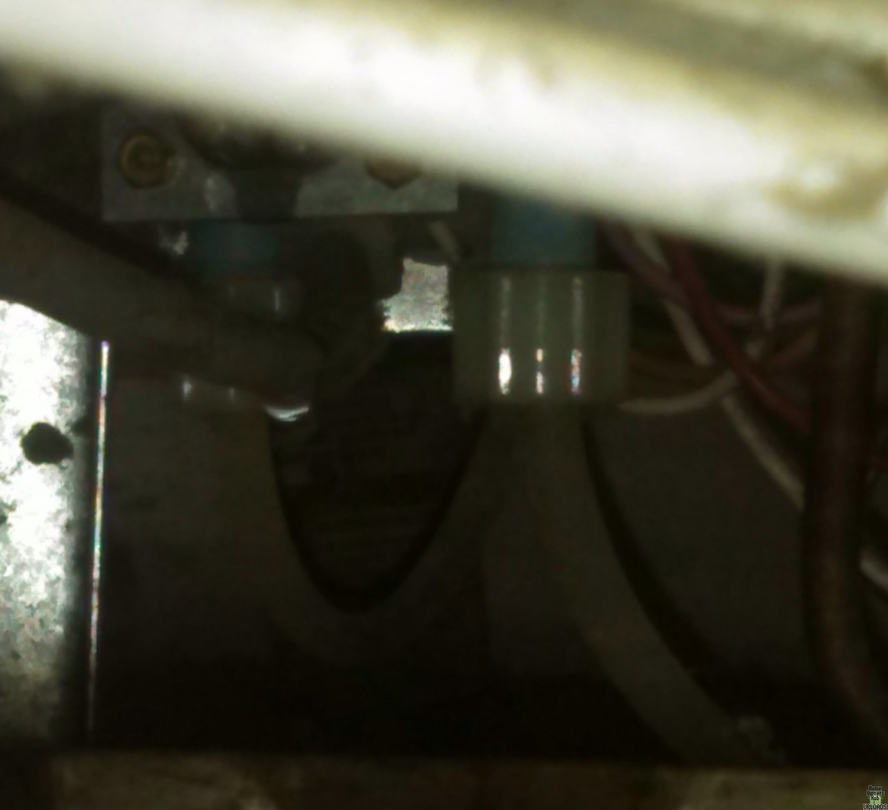 Image for We have a leak over flowing drip tray and the center strip is hot to touch!