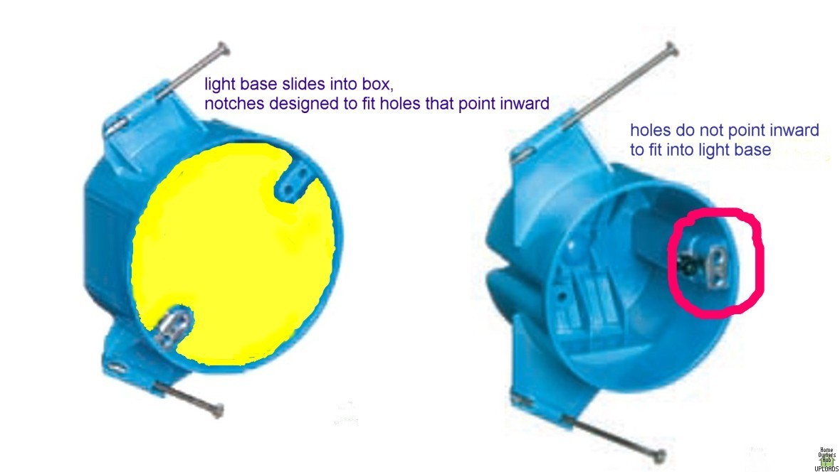 Image for how to remove ceiling junction box from below?
