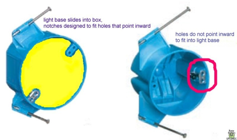 Image for how to remove ceiling junction box from below?