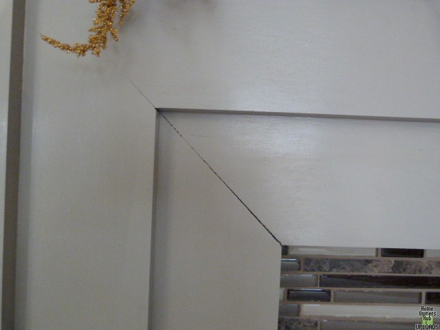 Image for Maple surround for fireplace, two joints are separating. Stainable Repair???