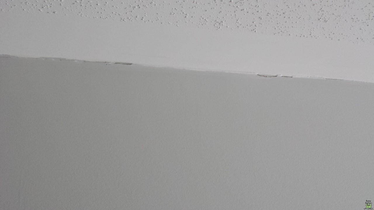 Image for Cracks where wall meets ceiling