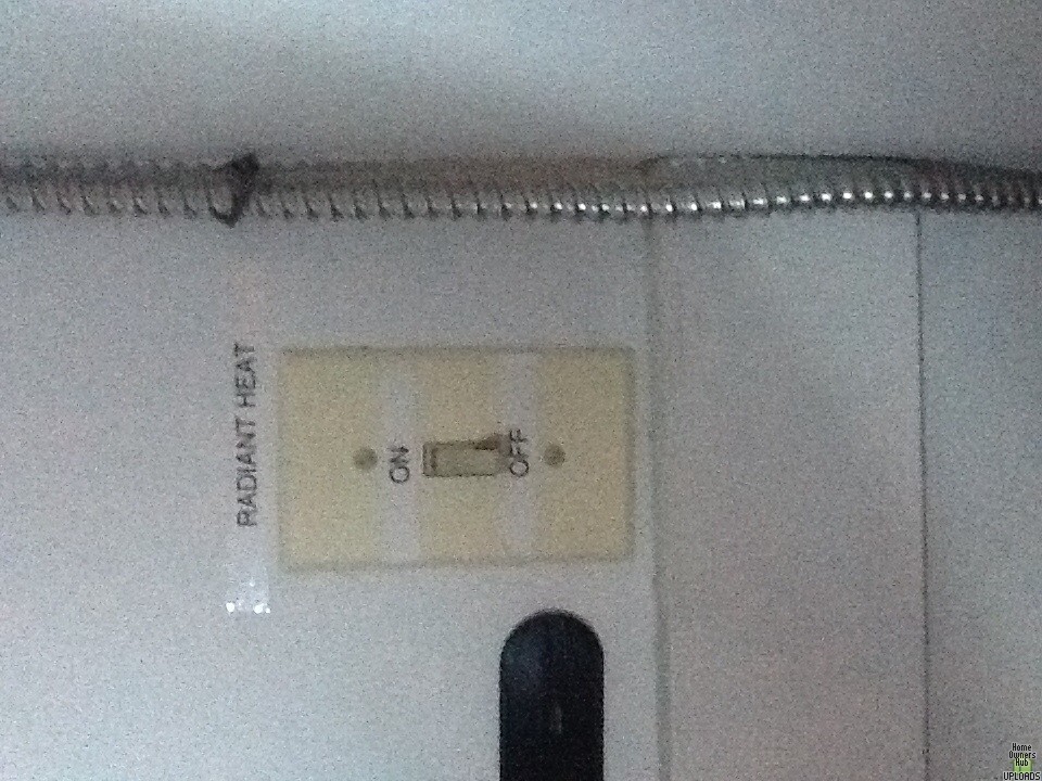 Image for Radiant heat switch doesn't do anything? Where's it all connect? New home. 