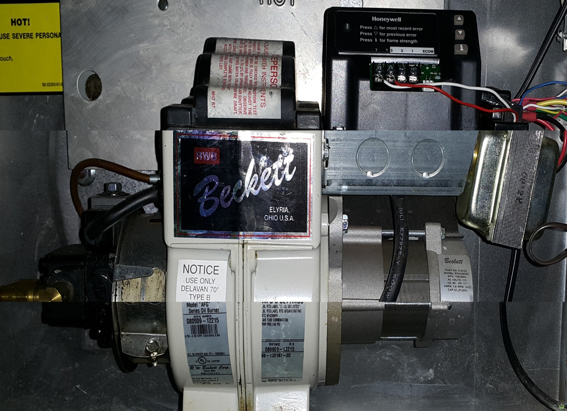 Image for Oil Furnace And Blower Turns On By Itself (Even With No Thermostat Connected)