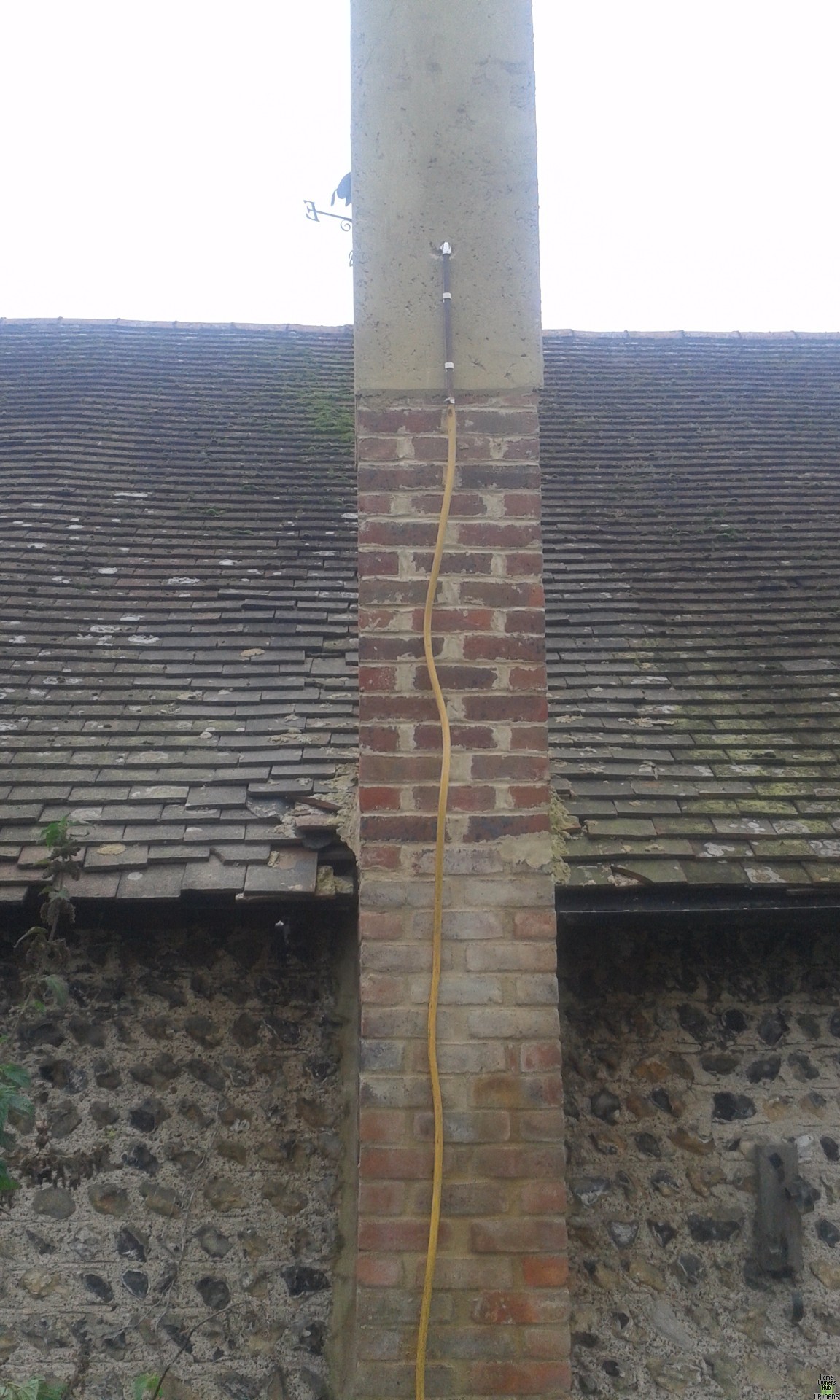 Image for Fix for chimney downdraft?