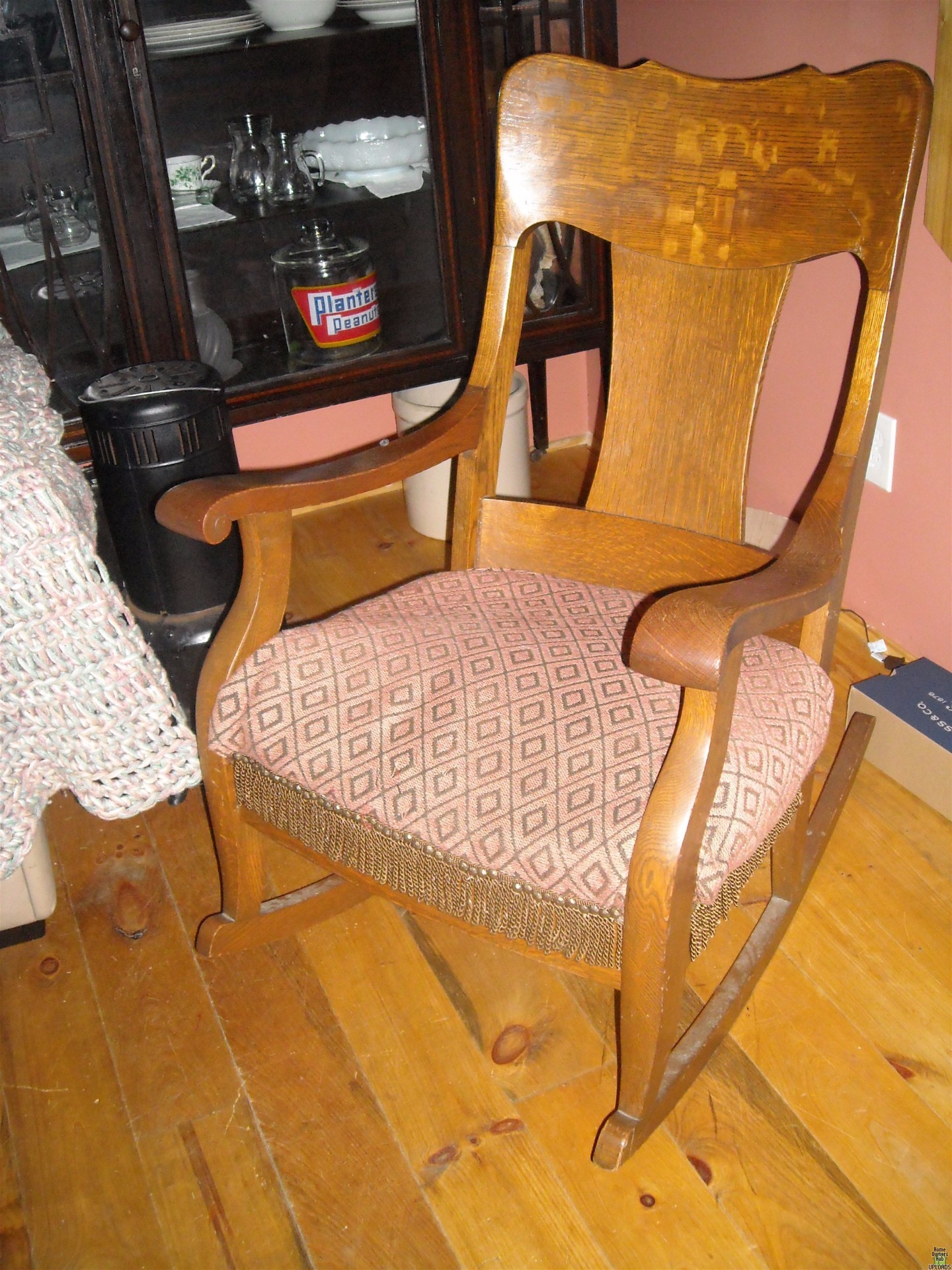 Image for Rocking chair rocks back too far