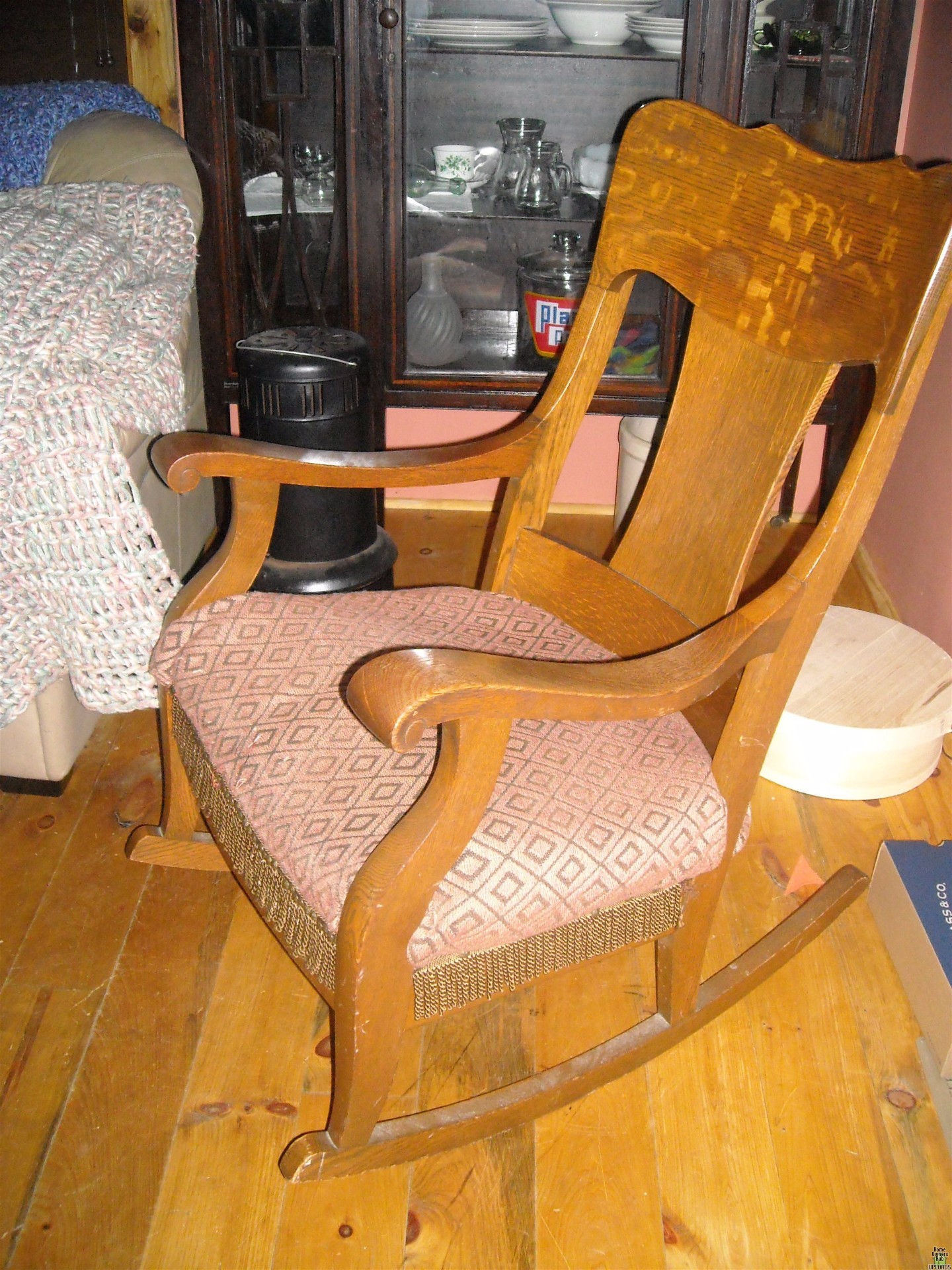 Image for Rocking chair rocks back too far