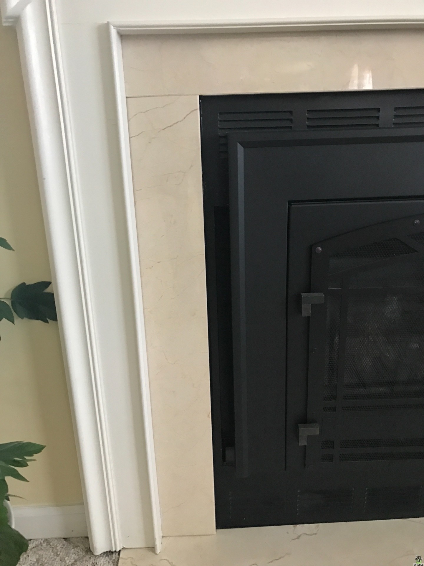 Image for New propane fireplace insert doesn't fit existing space