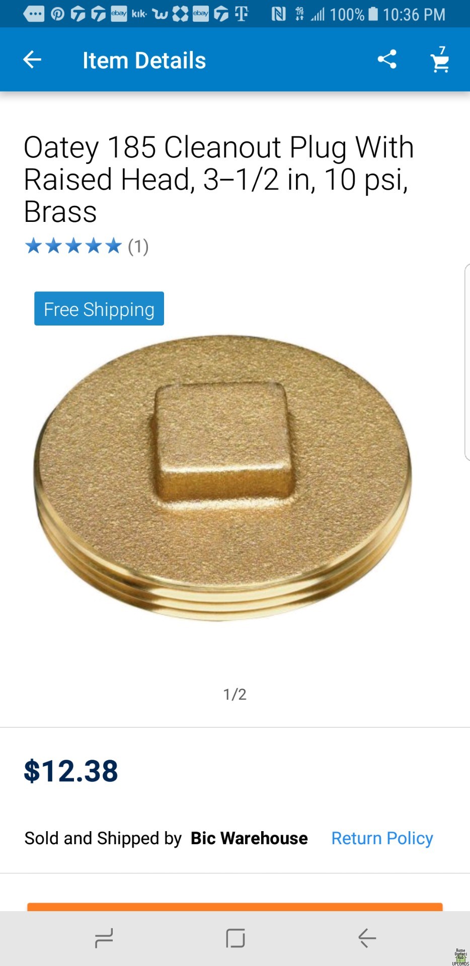 Image for 3.5" sewer (DWV) cleanout caps???