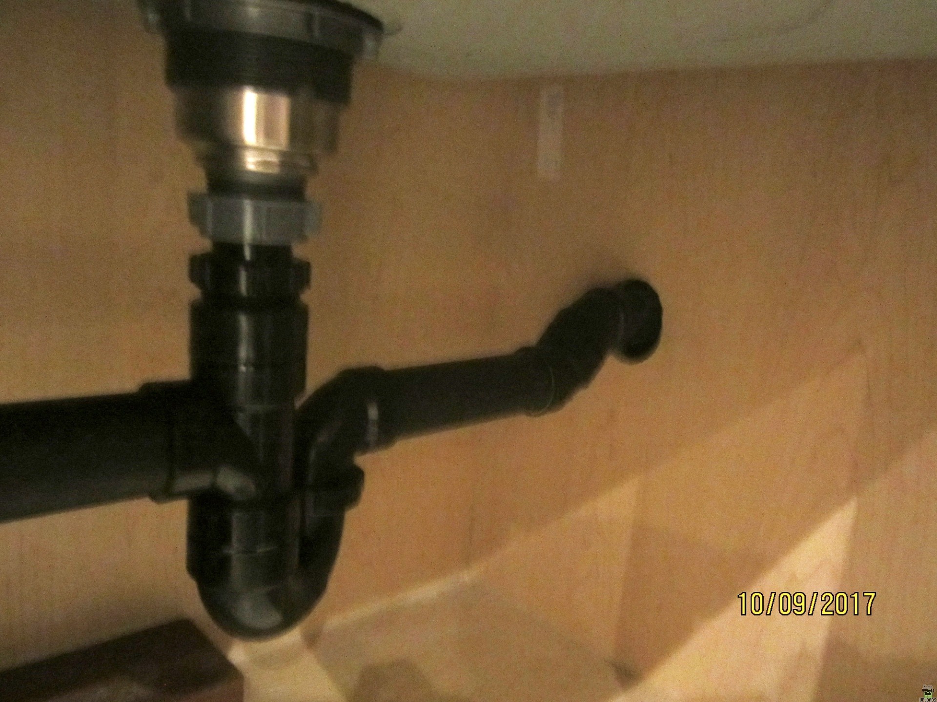 Image for sink drain piping