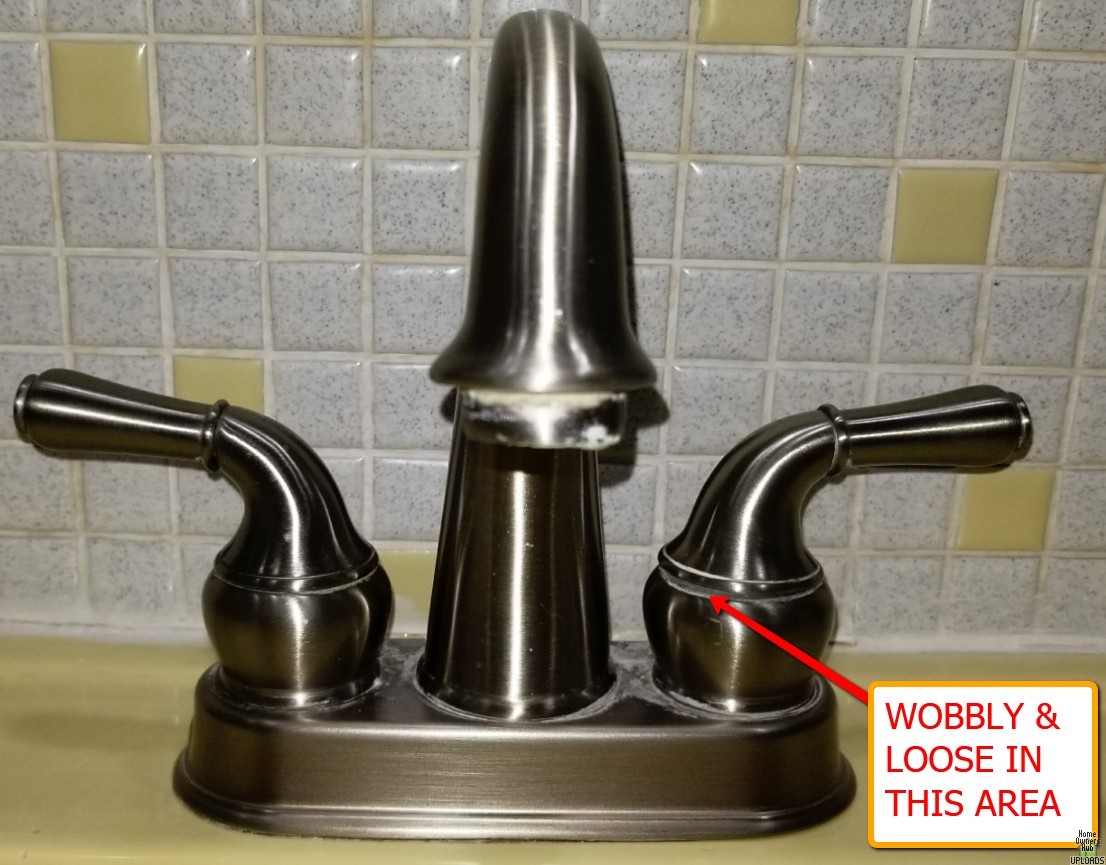 Image for Bathroom Faucet Handles Loose & Wobbly