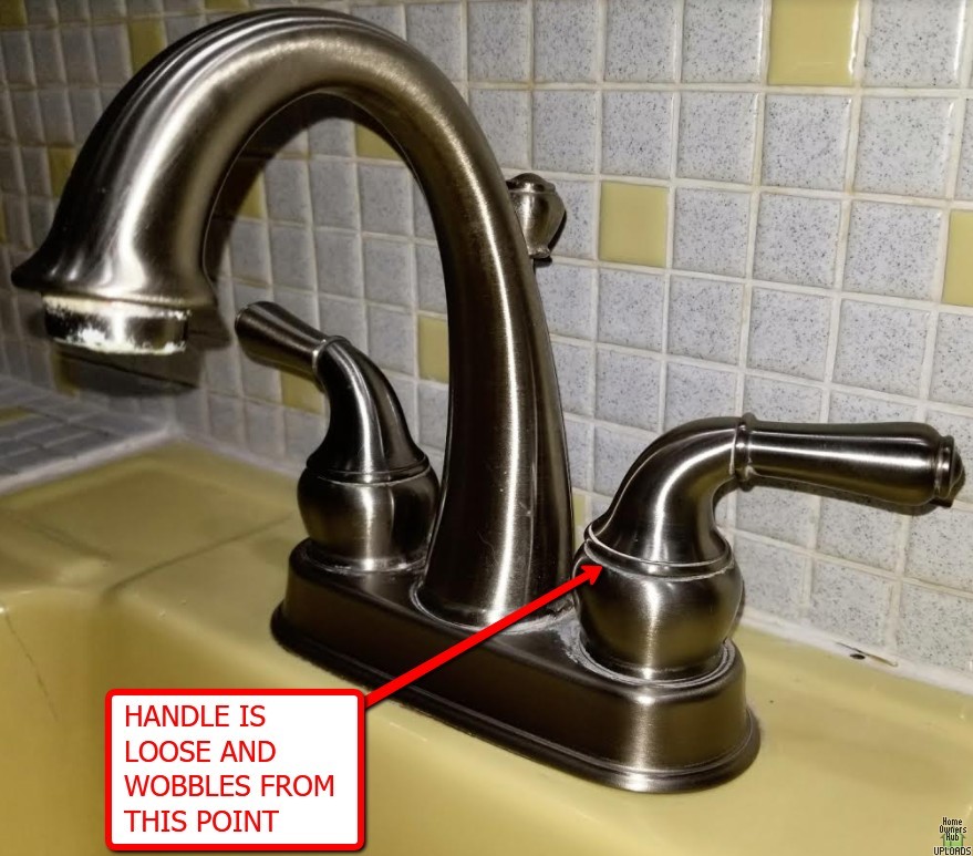 Image for Bathroom Faucet Handles Loose & Wobbly