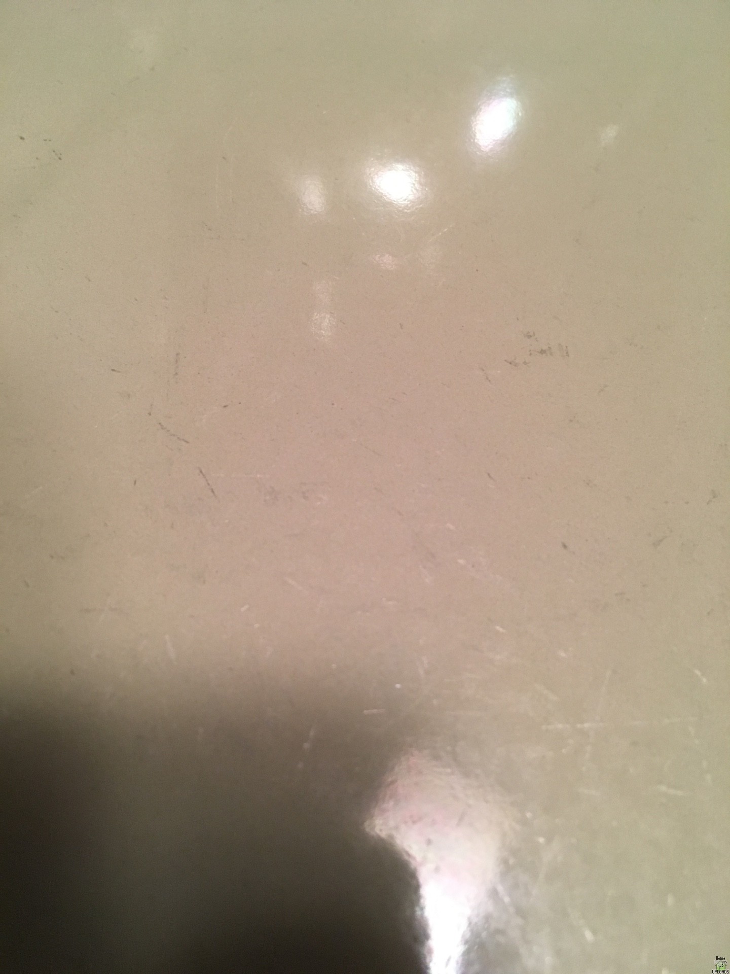 Image for Scuff marks on avacado stove top