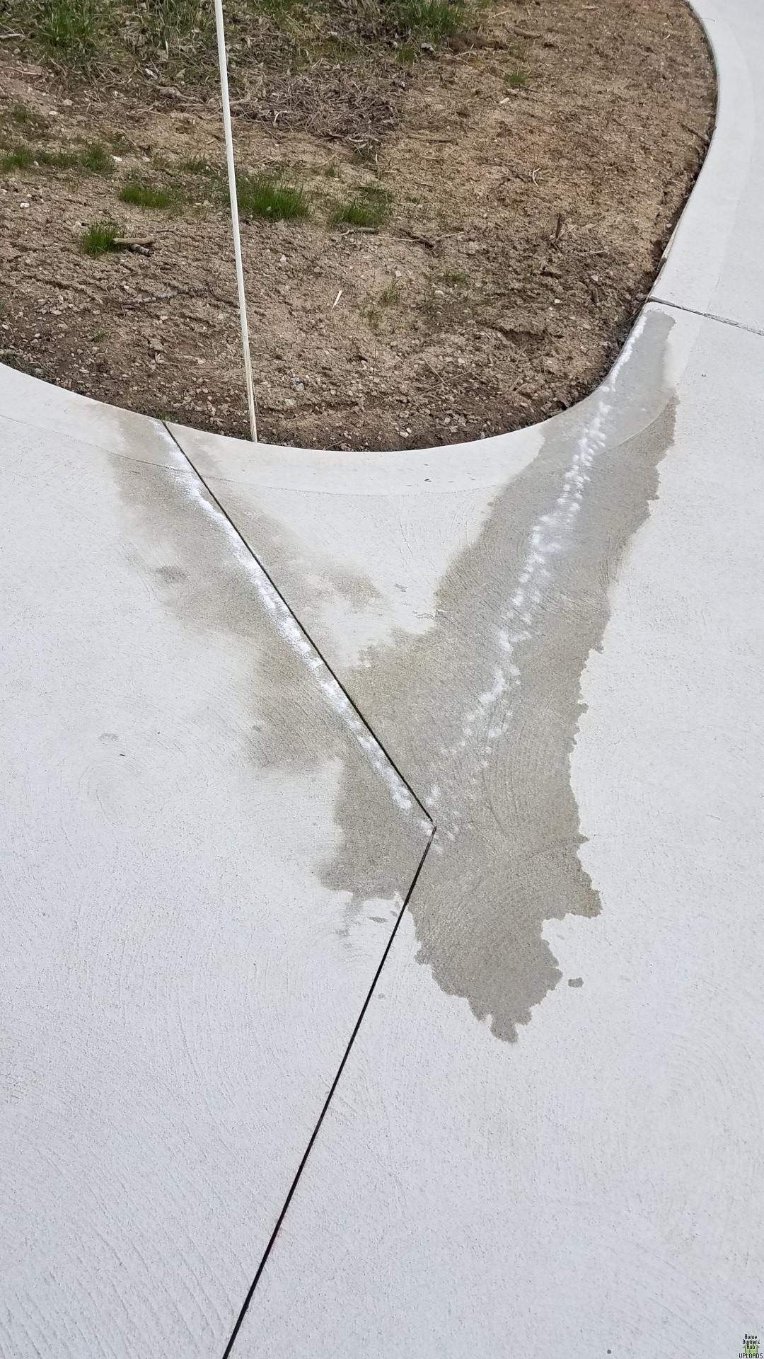 Image for Removing red chalk lines from concrete