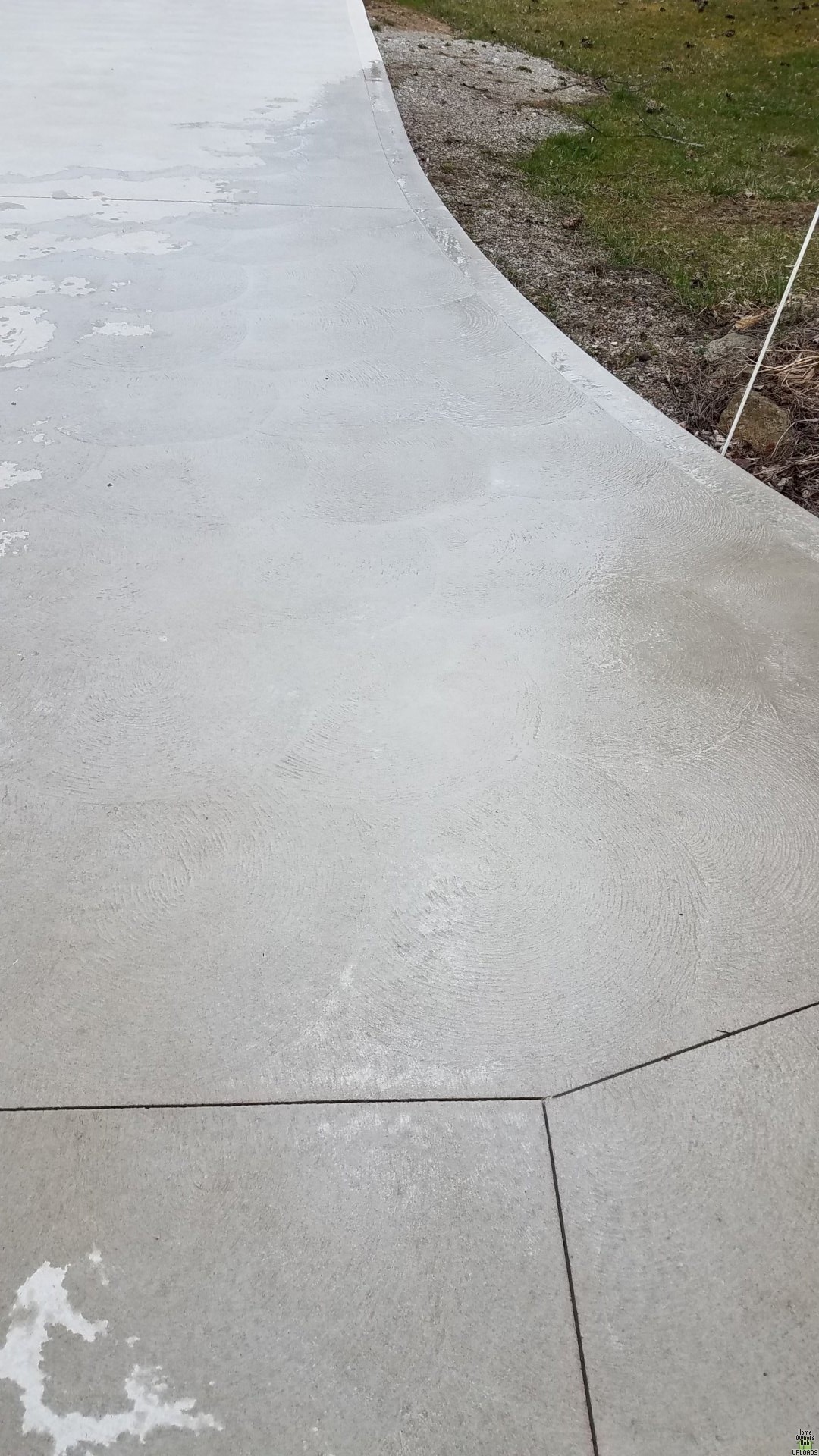 Image for Removing red chalk lines from concrete