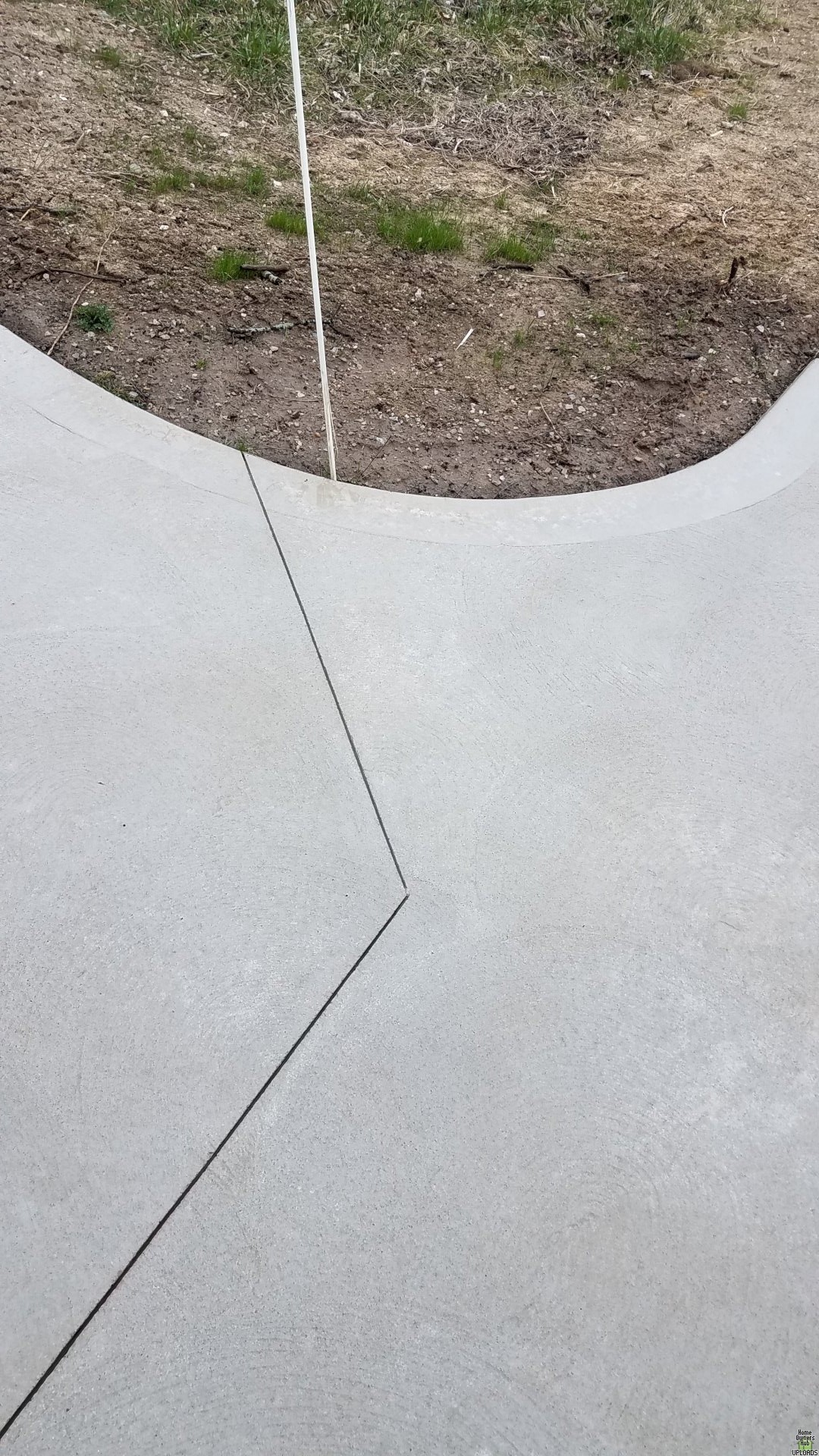 Image for Removing red chalk lines from concrete