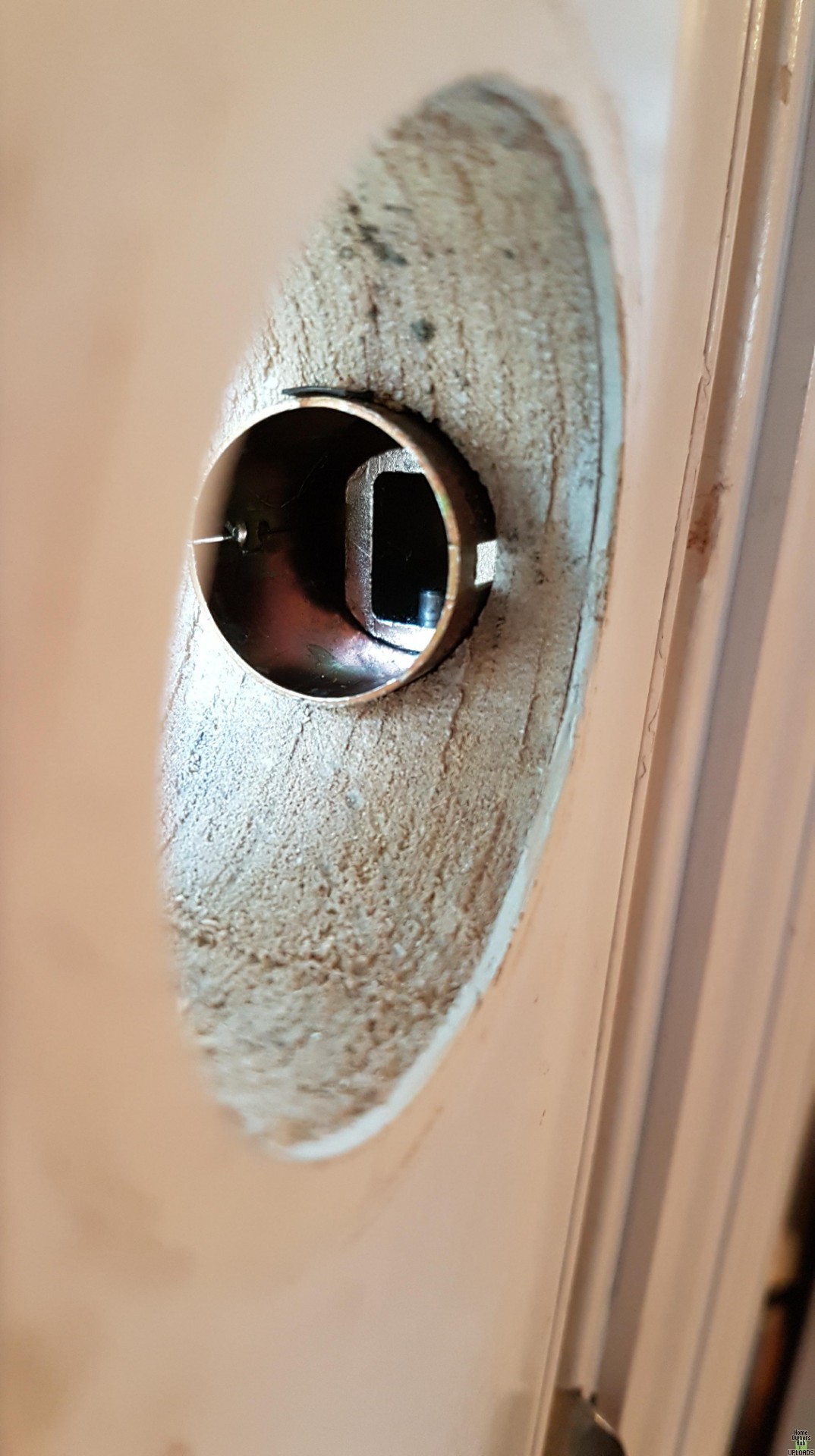 Image for Deadbolt stuck in locked position. Removed all parts and it is still stuck.