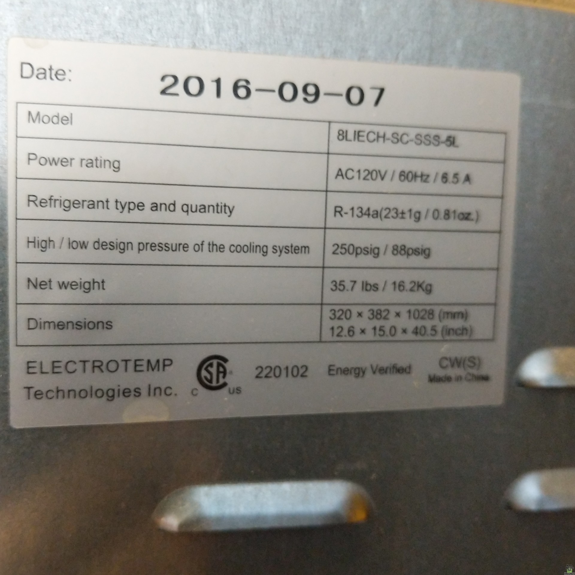 Image for Icemaker connected to water cooler