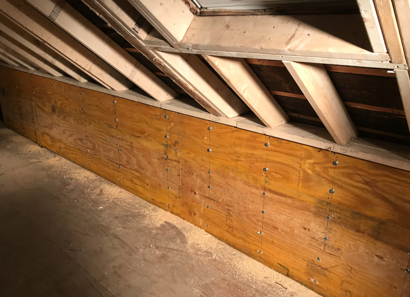 Image for Tie to attach joist to beam above it