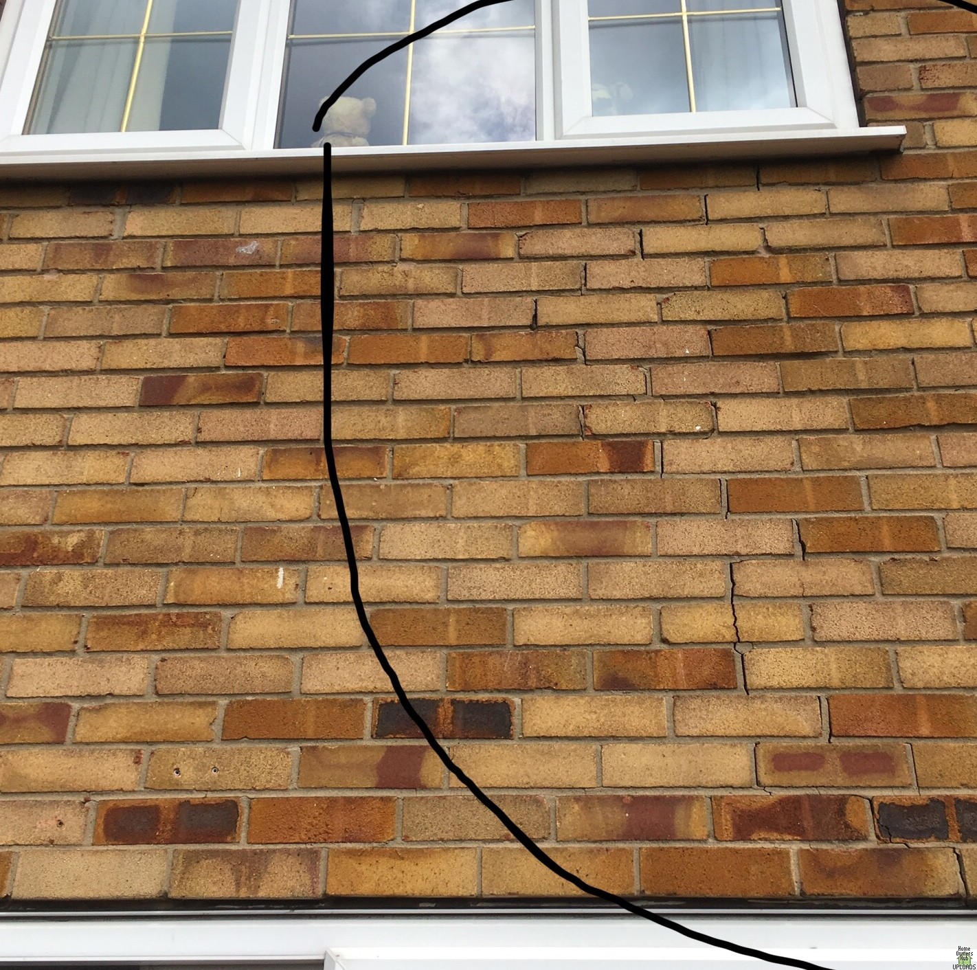 Image for Crack in outer brickwork