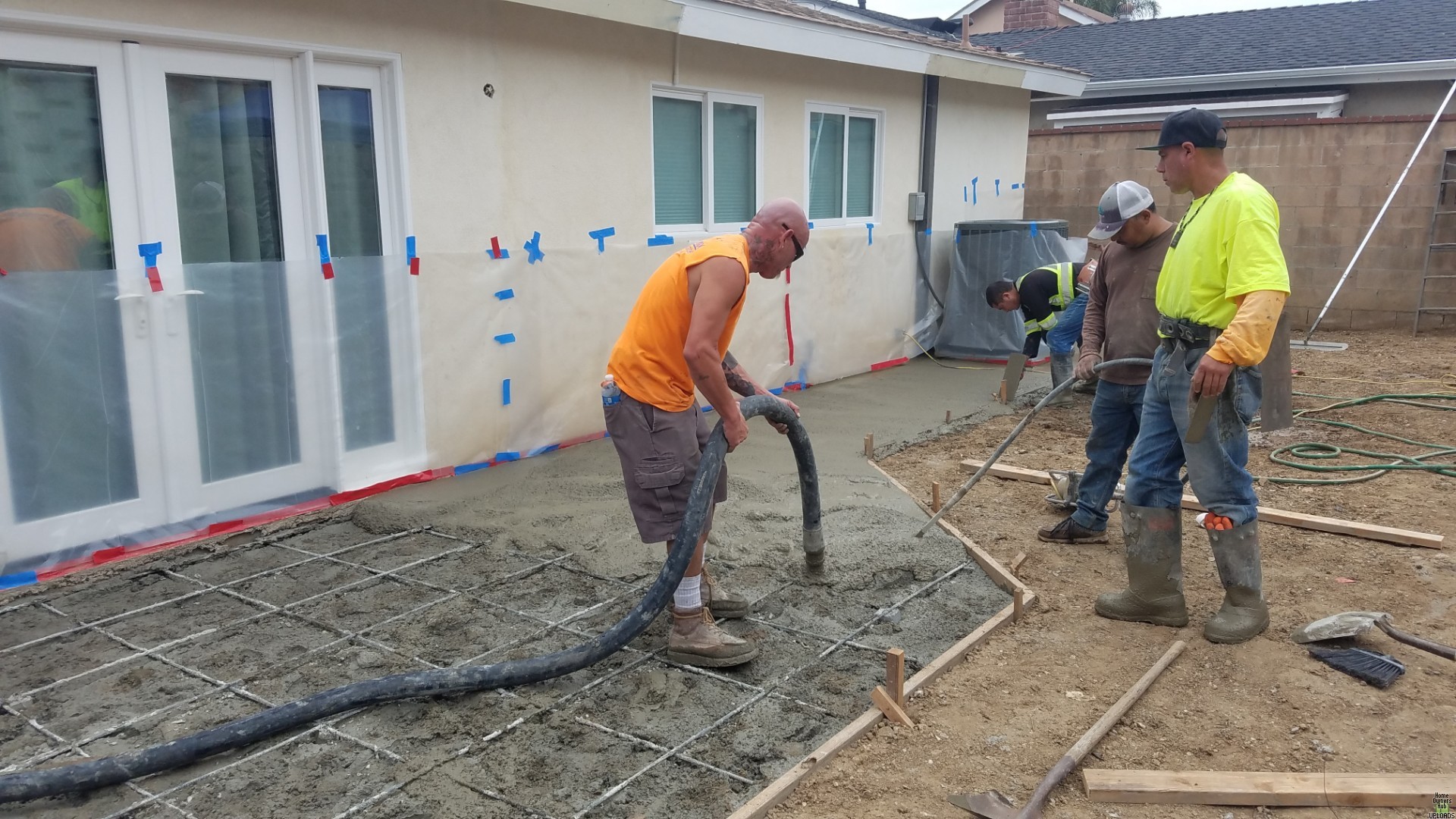 Image for New patio concrete cracks 