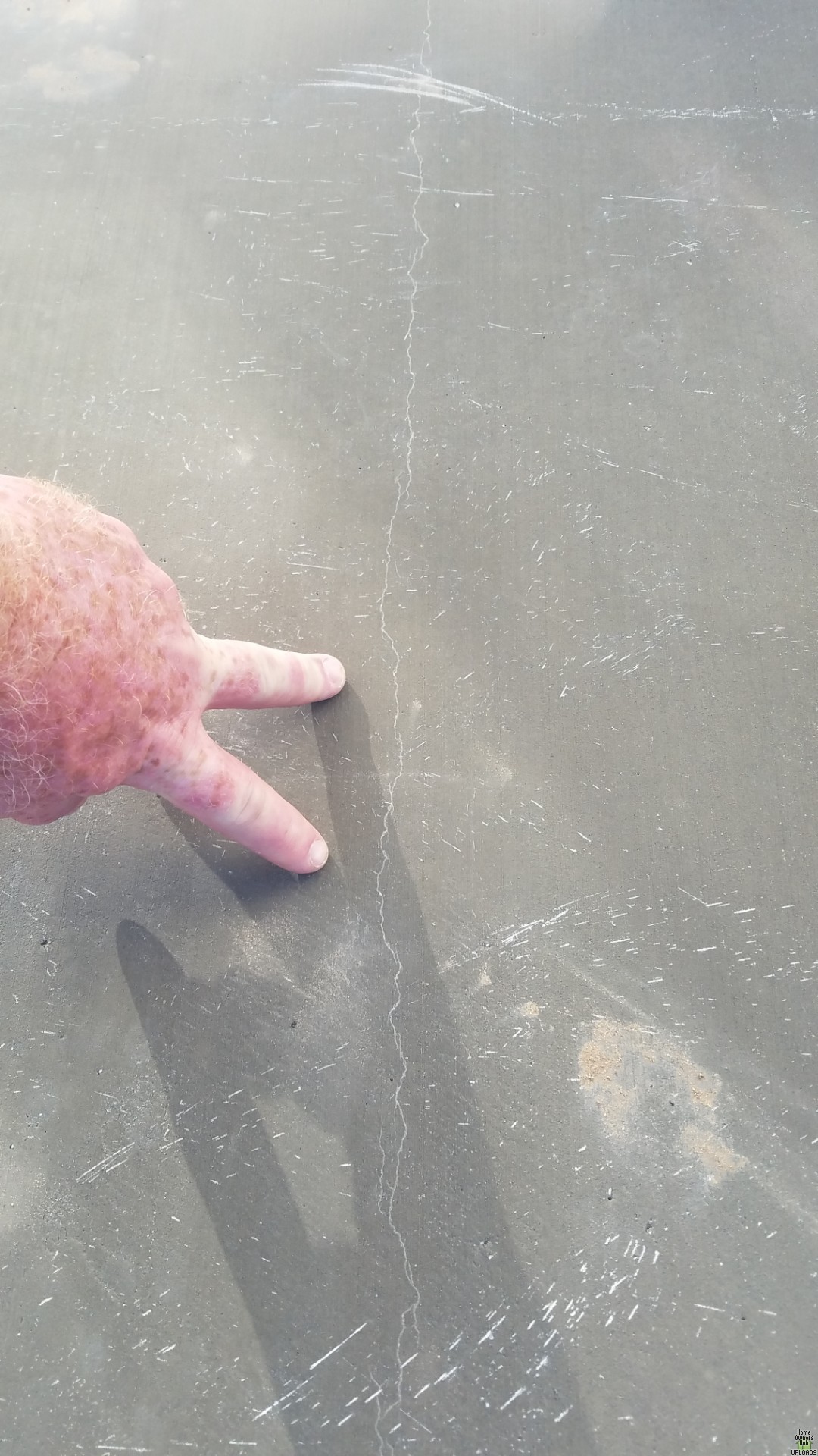 Image for New patio concrete cracks 
