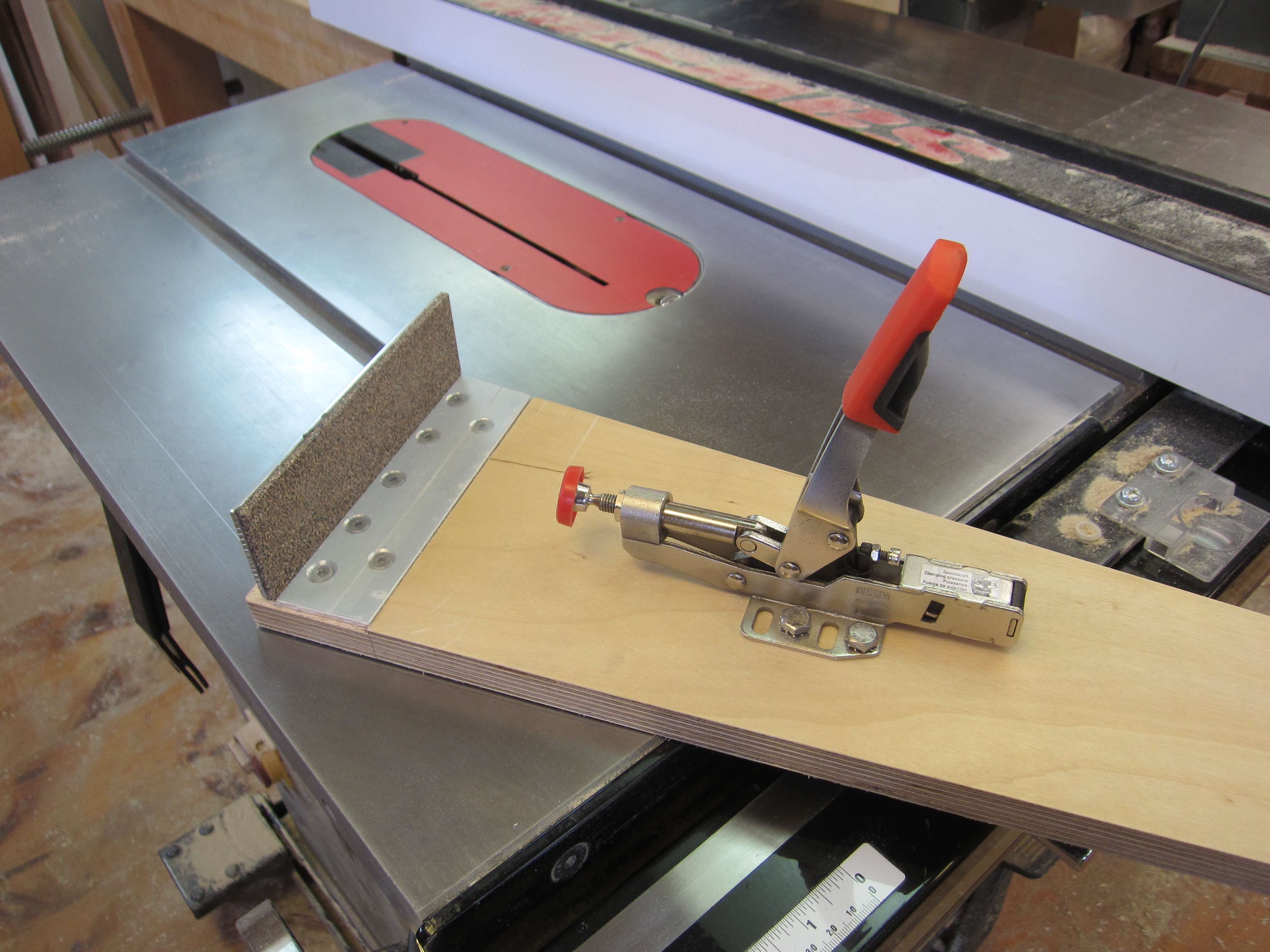 Image for Clip-on Infeed Support for Table Saw