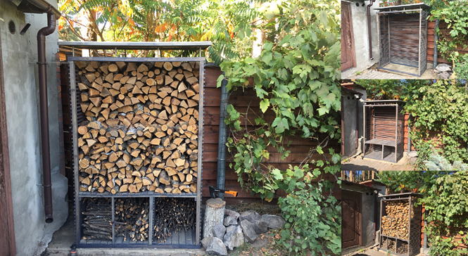 Image for Made a rack for storing firewood.