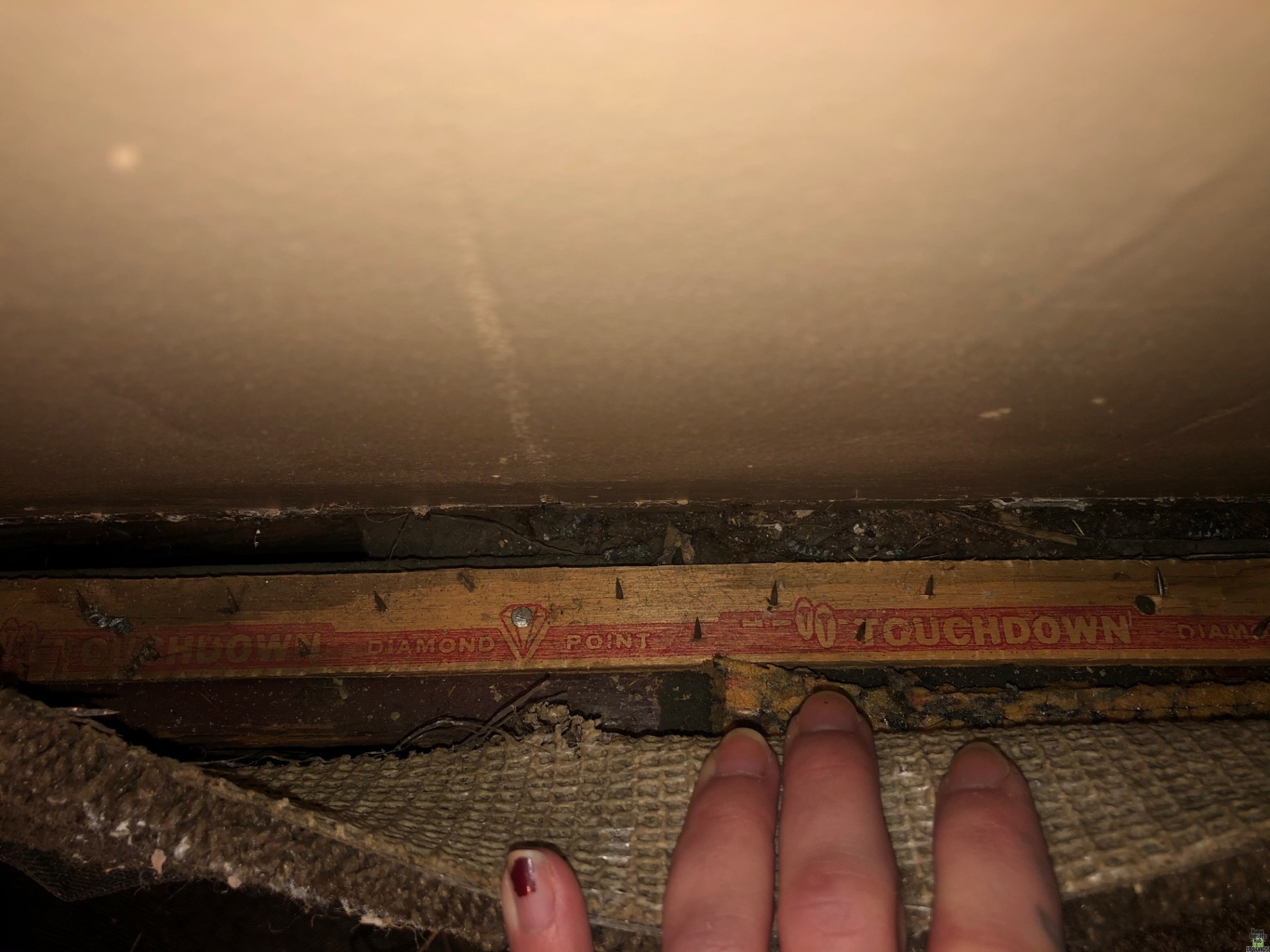 Image for Old floor buckling by vent