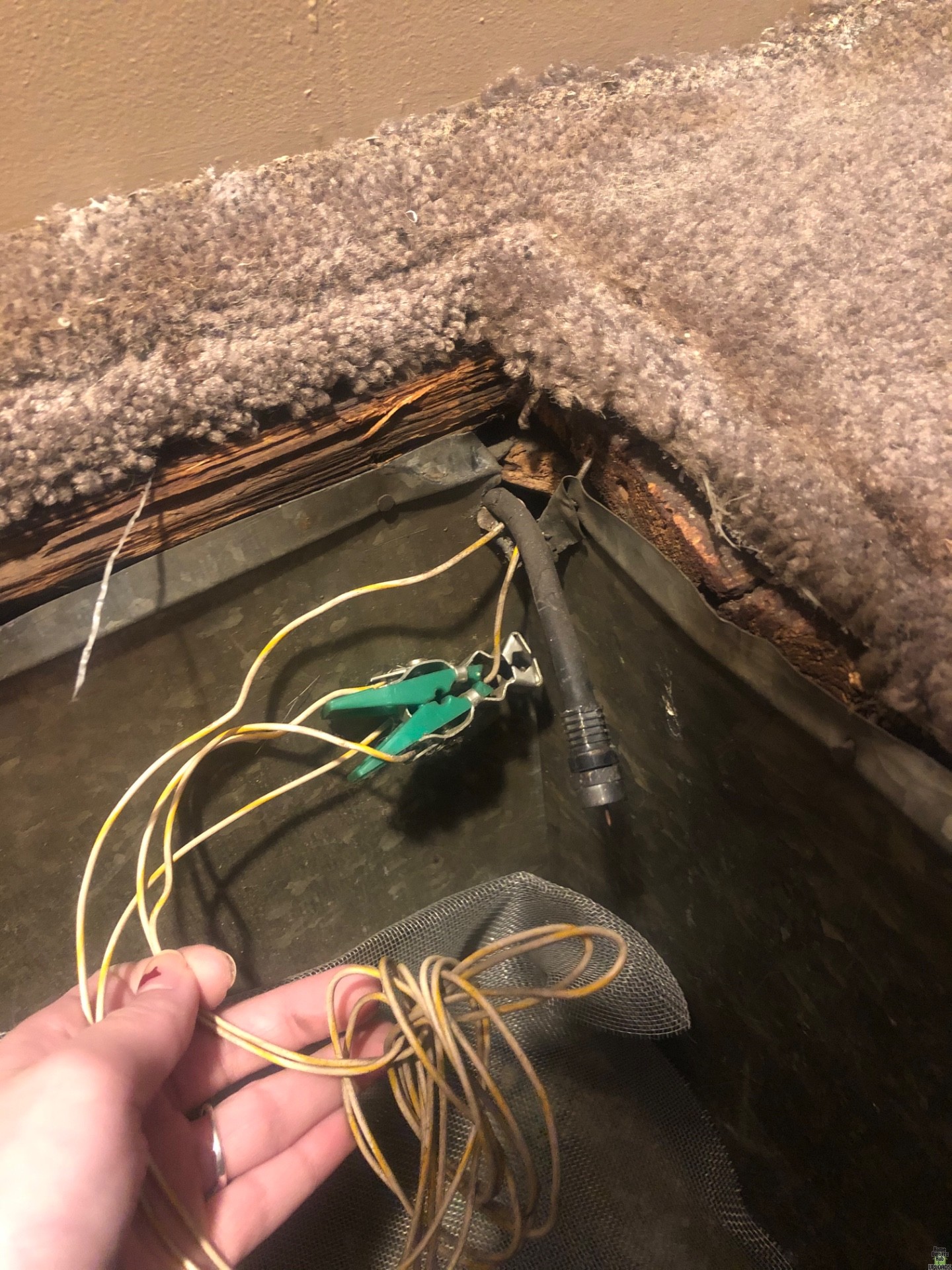 Image for Old floor buckling by vent
