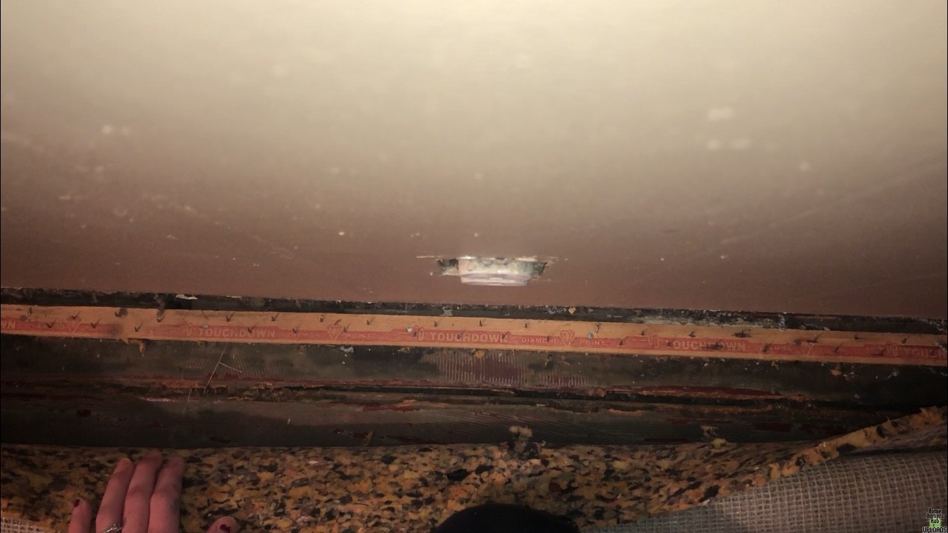Image for Old floor buckling by vent