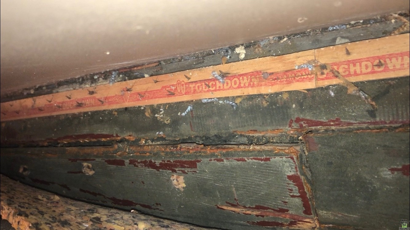 Image for Old floor buckling by vent