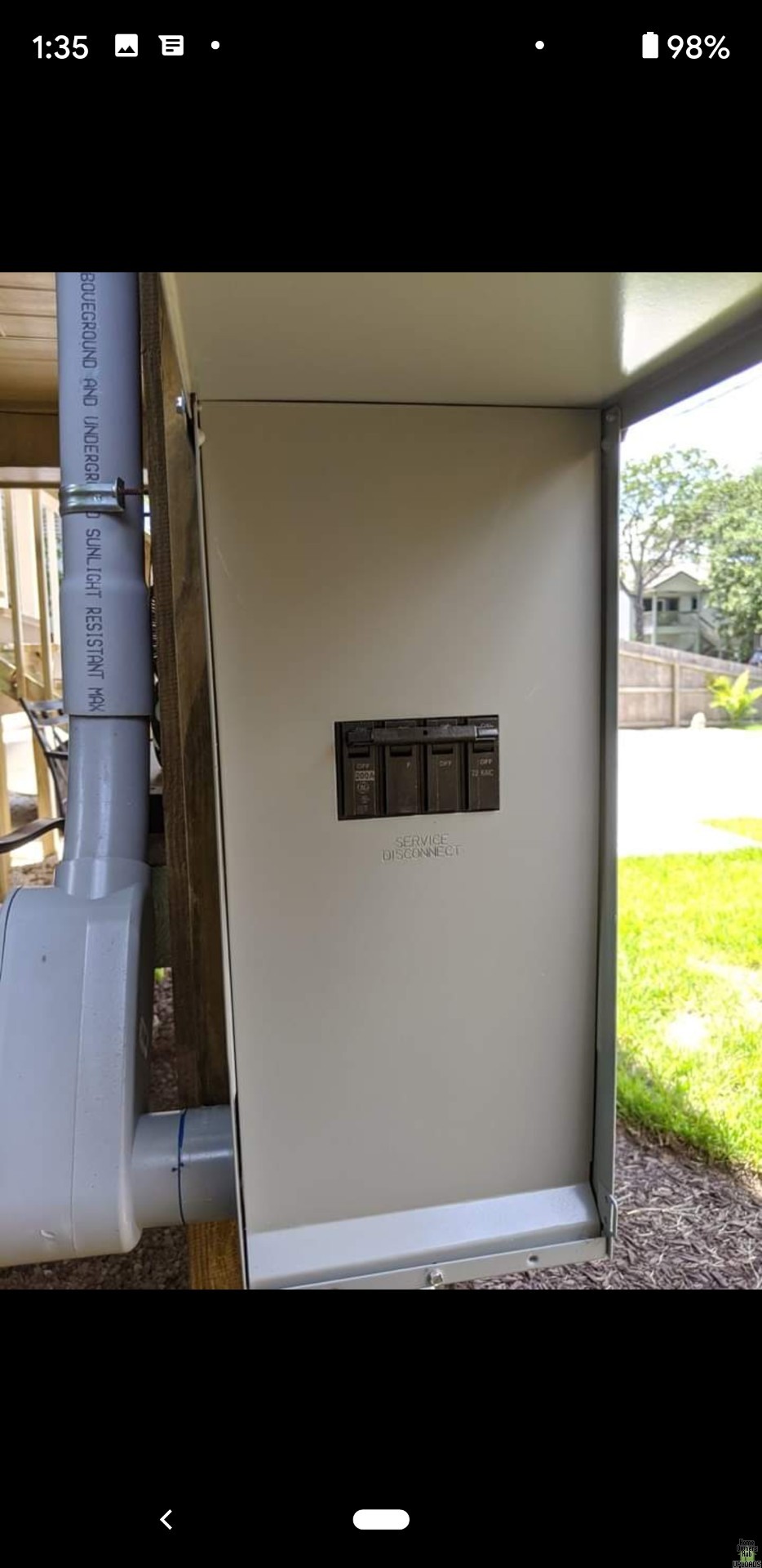 Image for Panel off meter?