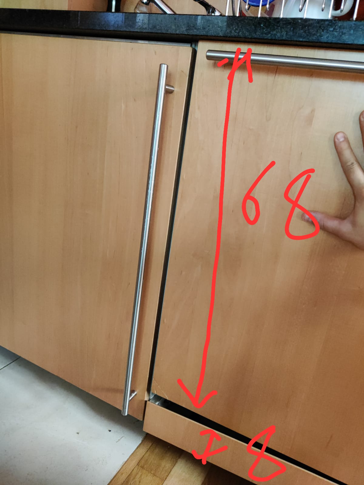 Image for Integrated Dishwasher with fixed panel underneath
